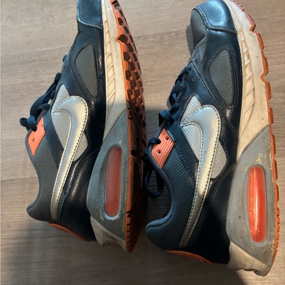 Nike Blue and Orange Air Max Sneakers - Picture 2 of 4